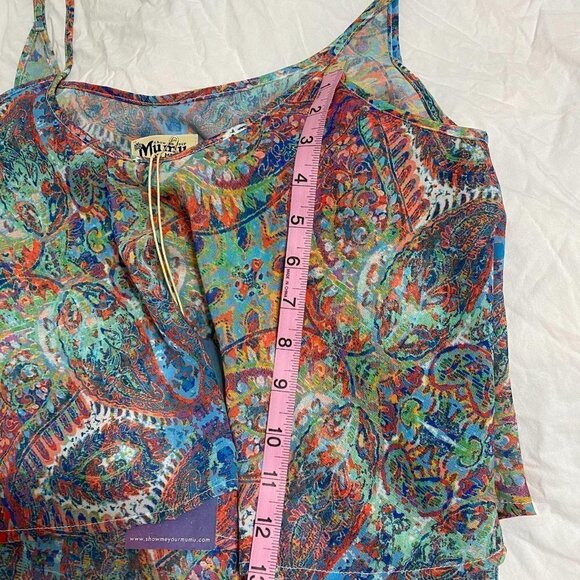 NWT-Show Me Your Mumu Jodi Rae Ruffle Tank- MD - Picture 8 of 9